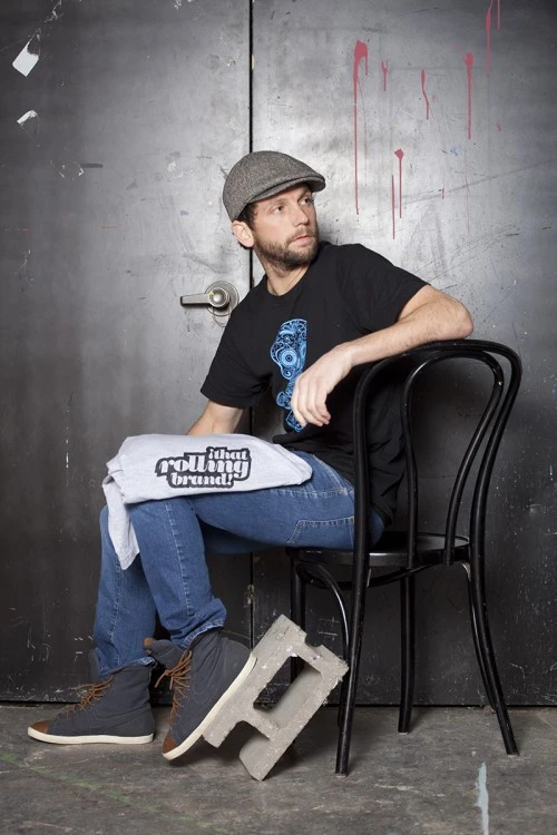 Ben Weis sitting on a chair