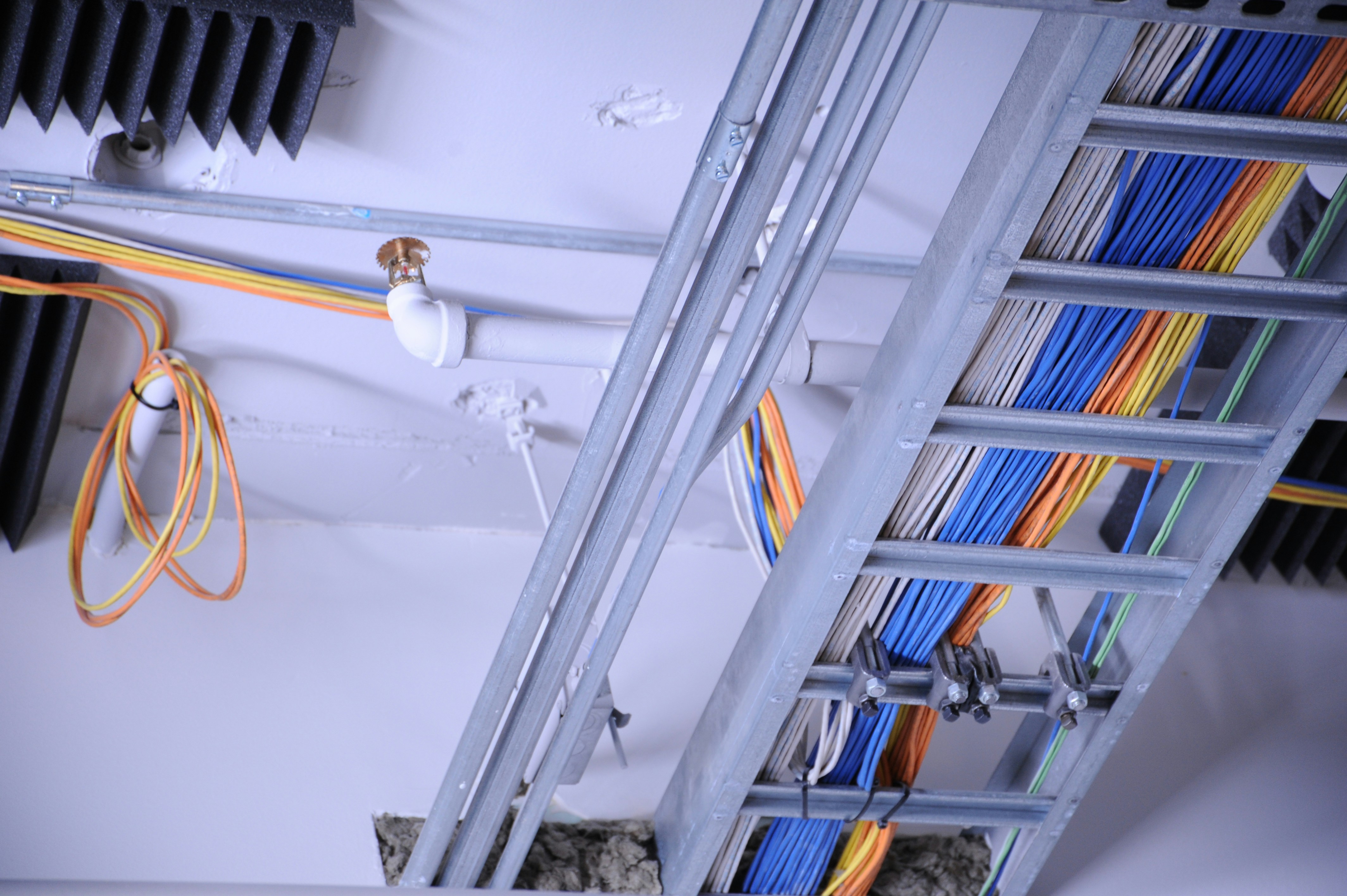 Clean, labeled residential electrical panel after service