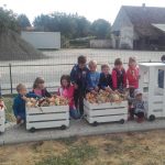 Jesenski vlakić ispred vrtića