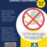 Natječaj za studente: Antikorupcija promotivni letak 2023